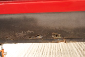 Porsche 924S Sill Rust