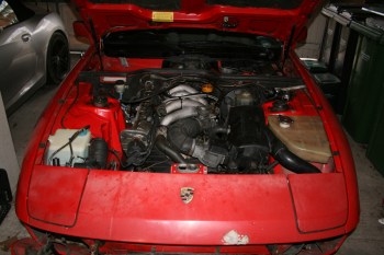 Porsche 924S Engine Bay Porsche 924S Engine Bay