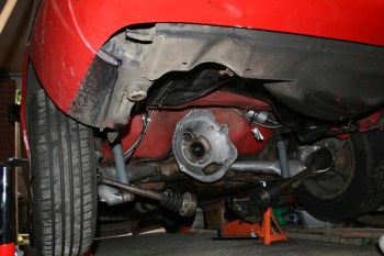 Porsche 924 S Rear Underside Porsche 924 S Rear Underside
