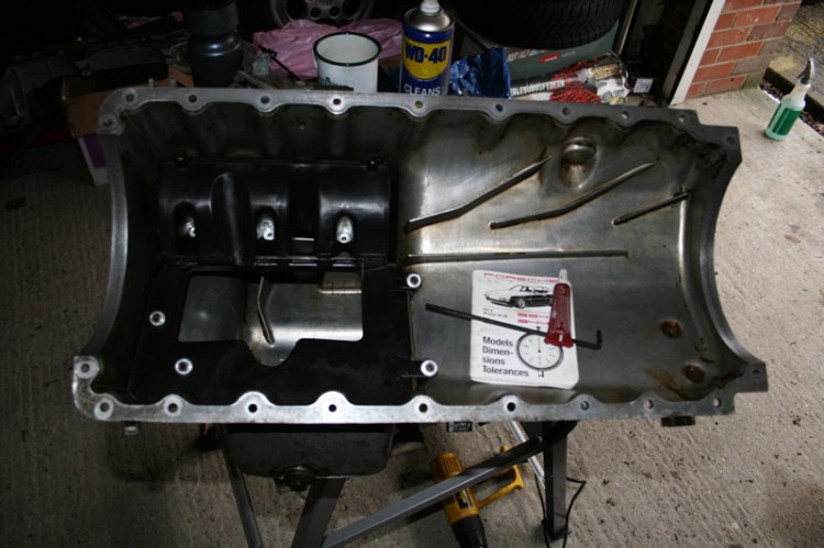 Porsche 924 S Sump Clean